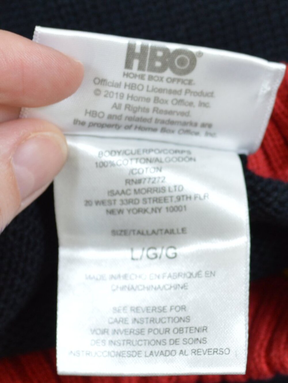 🐉 Game of Thrones Ugly Christmas Sweater Joy to the Realm L - Picture 10 of 11